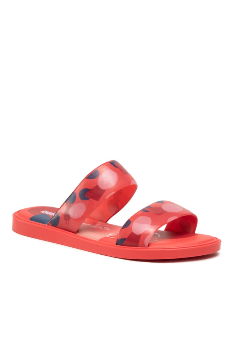 Papuci flip-flop dama - Textil - Rosu