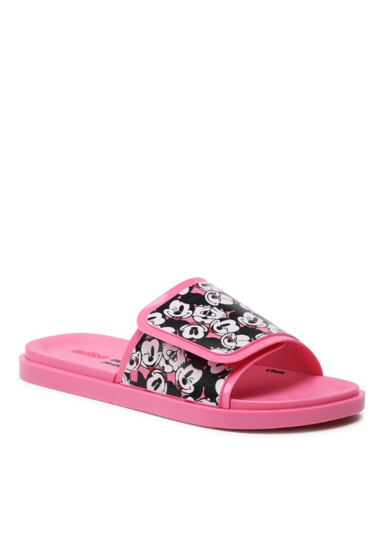 Papuci flip-flop dama - Textil - Multicolor