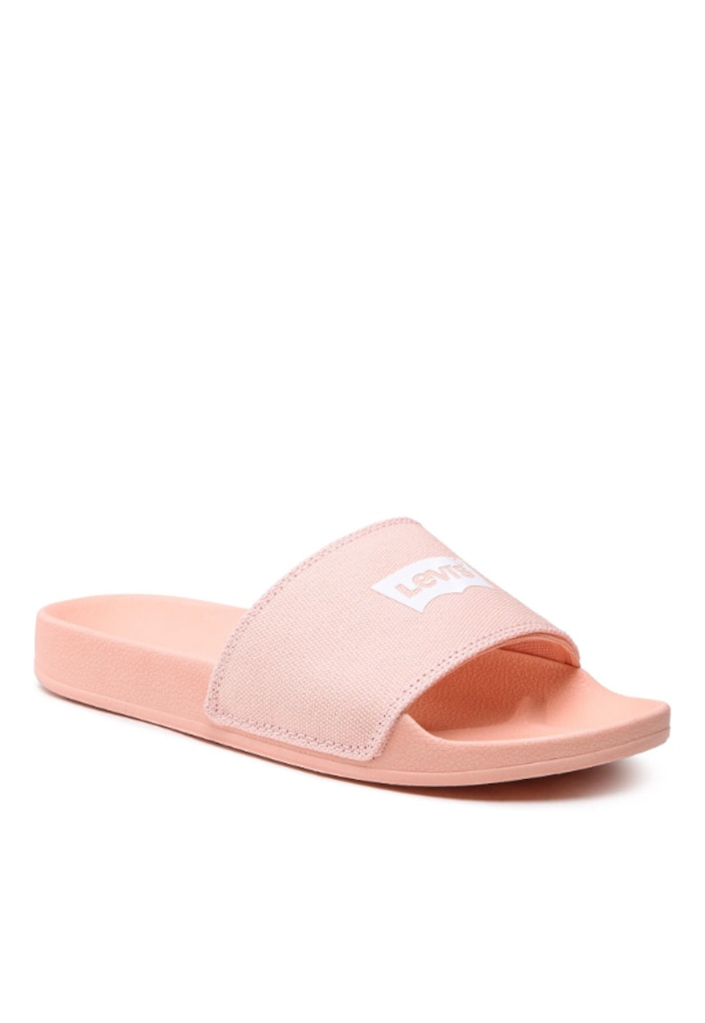 Papuci flip-flop dama - ® - Textil - Roz -