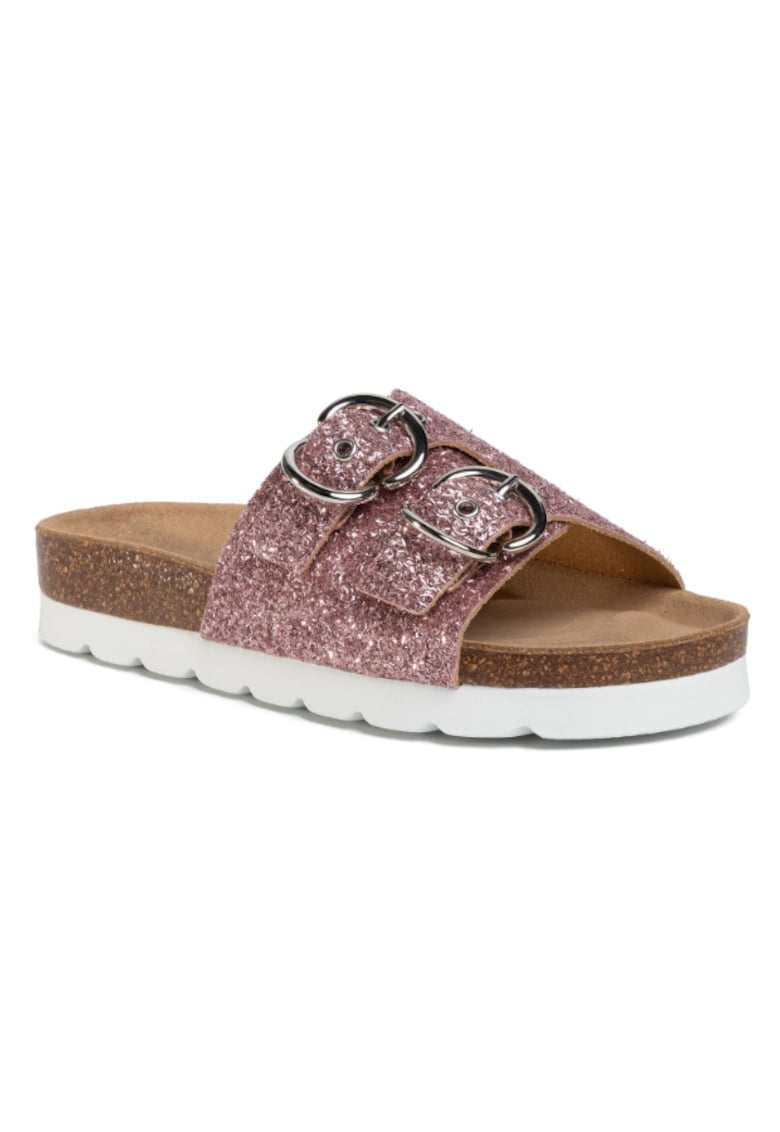 Papuci flip-flop dama - Textil - Roz