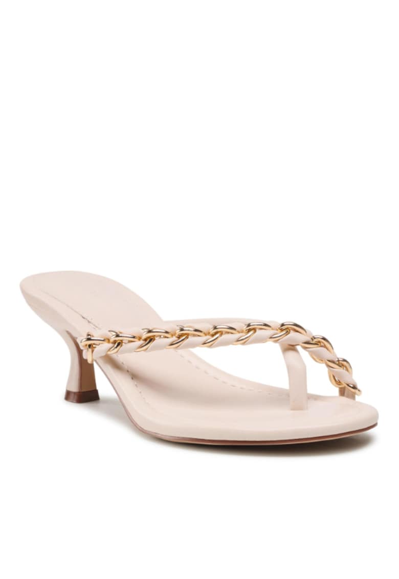 Papuci dama - 5904248776855 - Piele ecologica - Bej - Bej