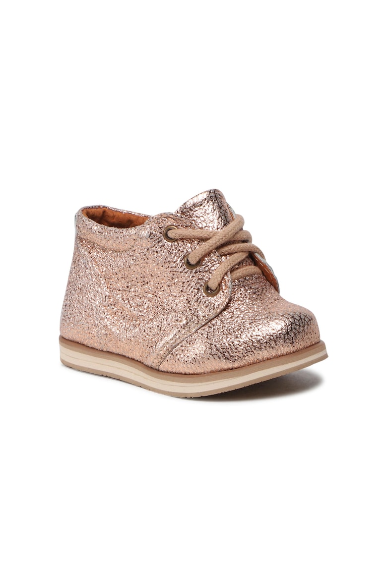 Pantofi pentru fete - Piele naturala - Auriu Pantofi pentru fete - Piele naturala - Auriu