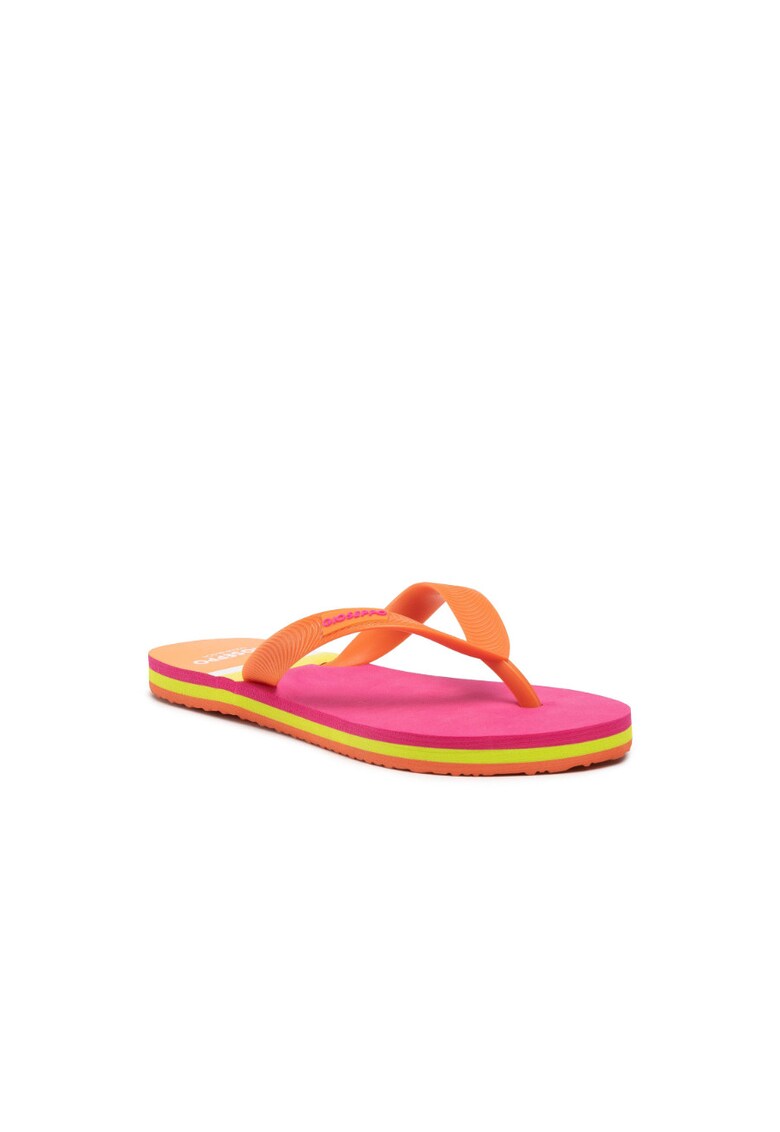 Papuci fete - Textil - Portocaliu - Portocaliu