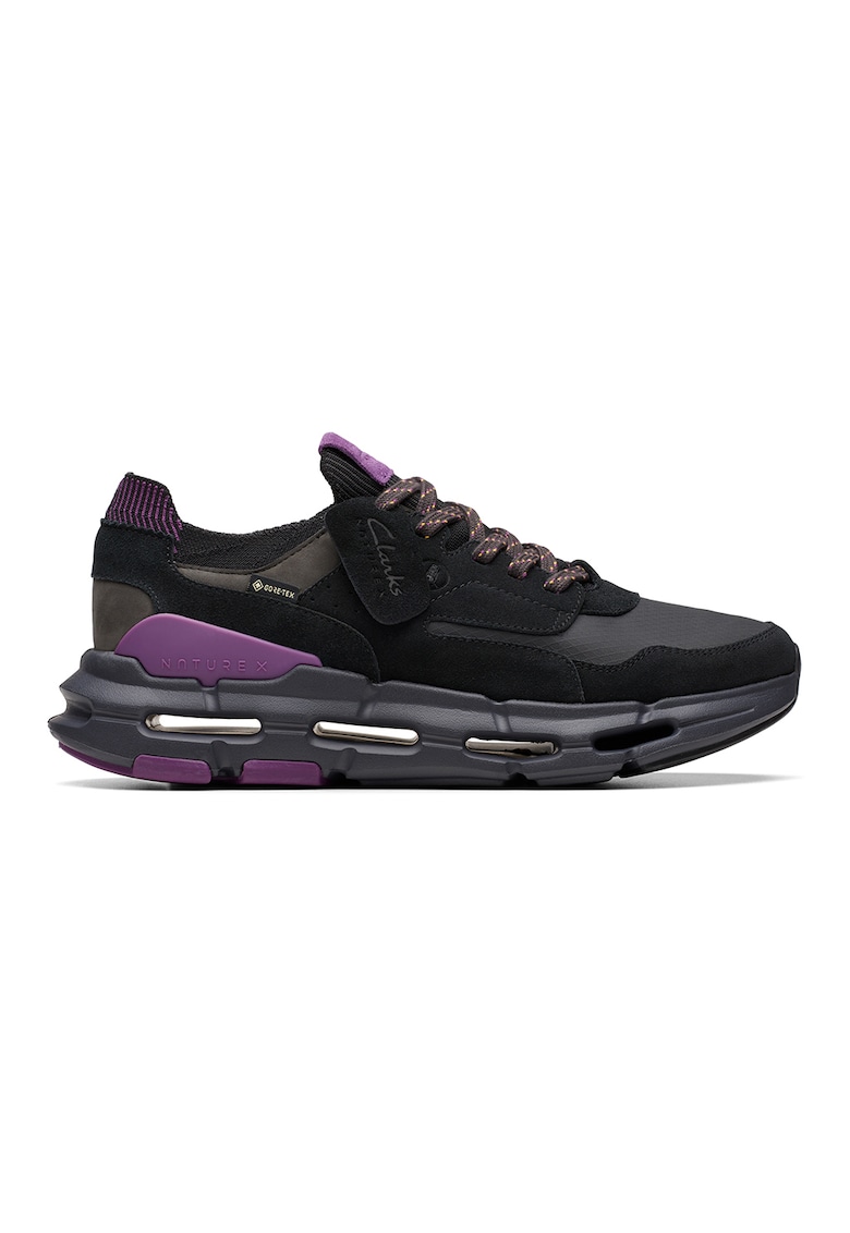 Pantofi sport de piele intoarsa cu detalii contrastante Nxe