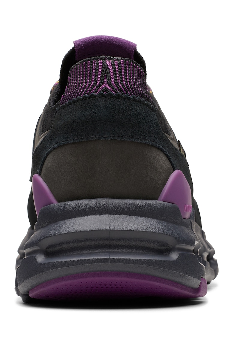 Pantofi sport de piele intoarsa cu detalii contrastante Nxe