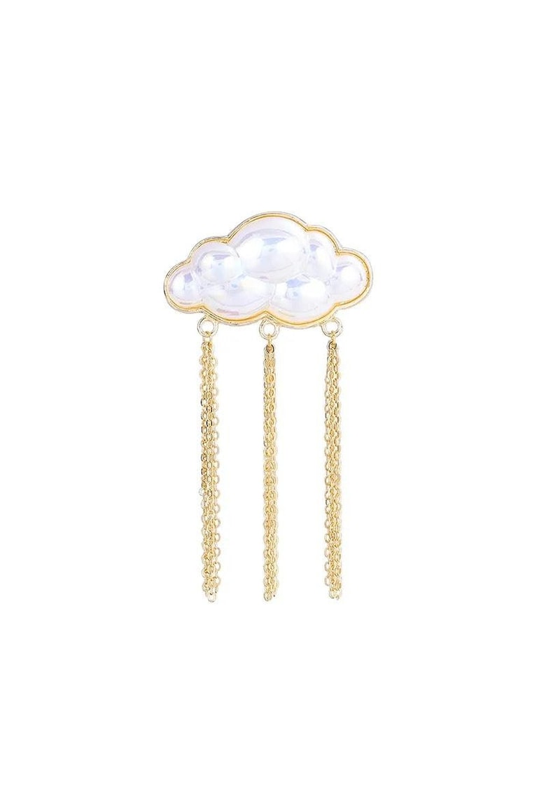 Brosa aurie - forma de nor pufos - Janeth C7 -