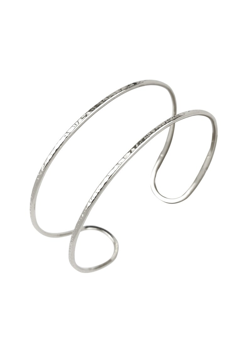 Colier choker - argintiu - in 2 straturi - Jerica C15 -