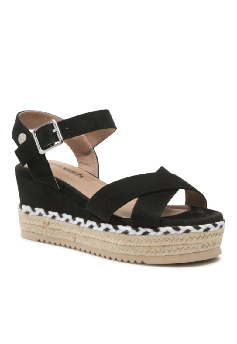 Espadrile dama - Textil - Negru - 383158