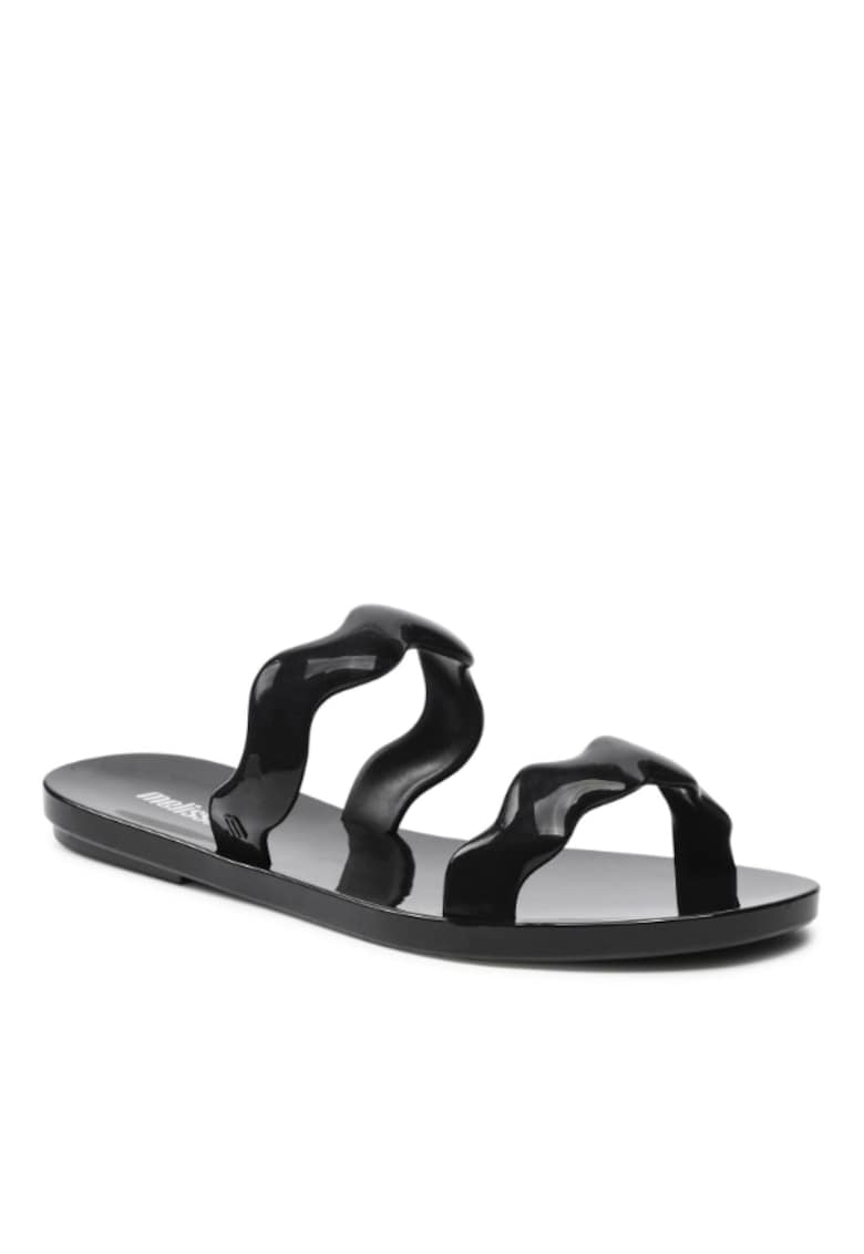 Papuci flip-flop dama - Textil - Negru -