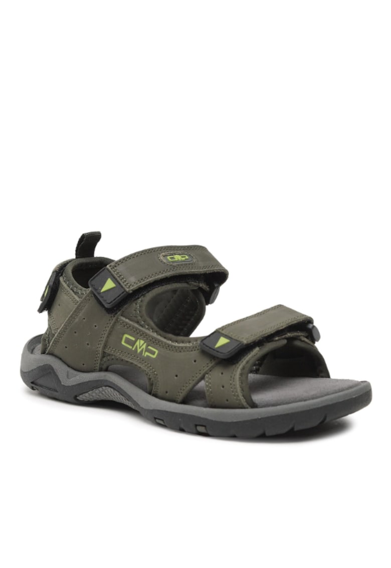 Sandale barbati - Piele nabuc - Verde