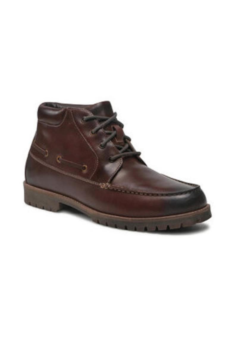 Pantofi sport barbati - Piele naturala - maro - 5904862154145