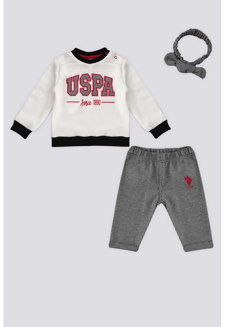 U.s. Polo Assn. Set de bluza sport - pantaloni si bentita