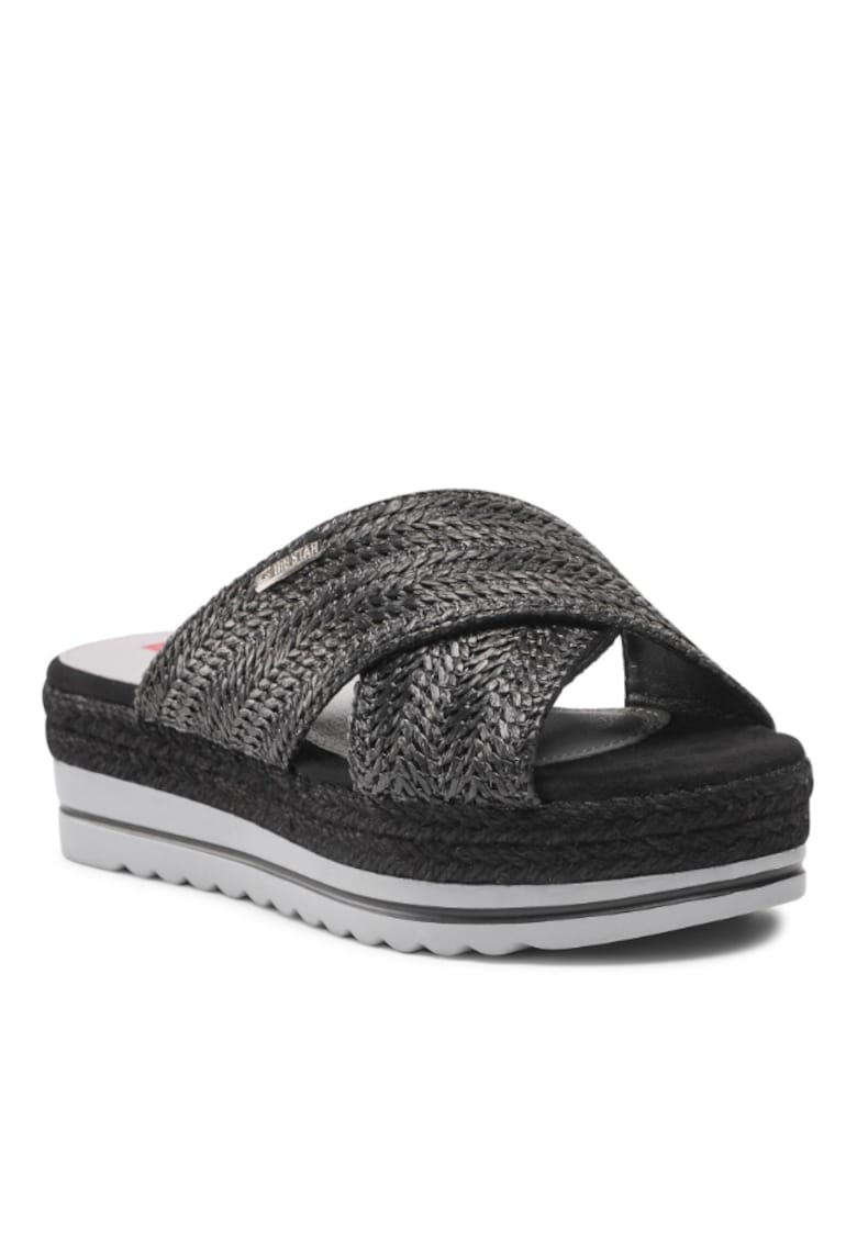 Espadrile dama - 300046289 Shoes - Textil - Negru