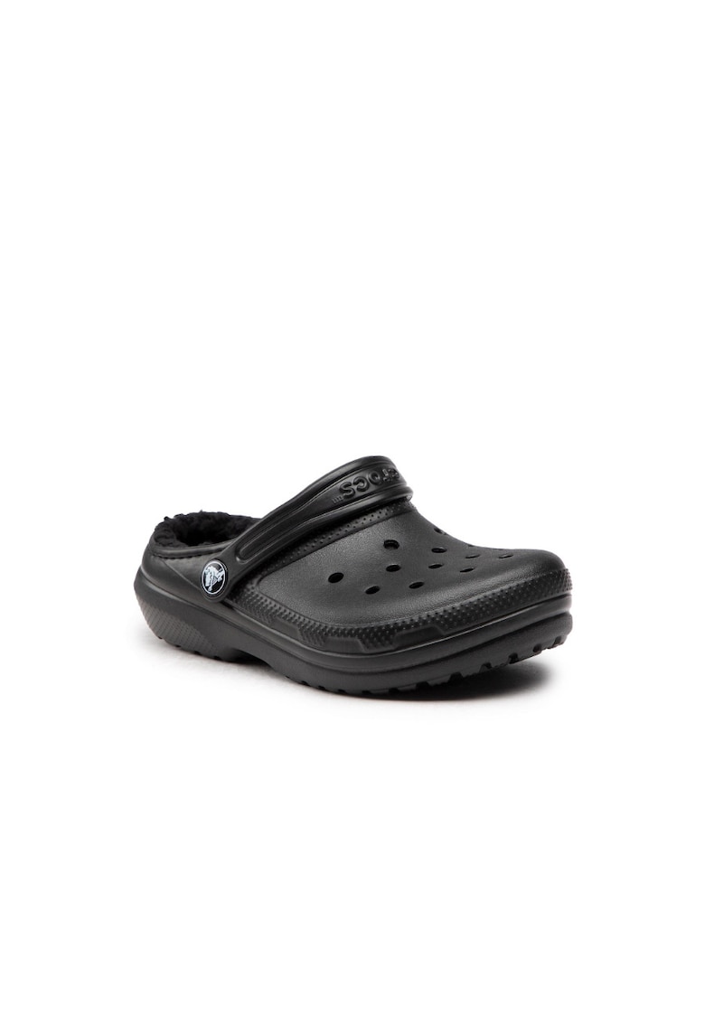 Papuci flip-flop pentru copii - Textil - Negru