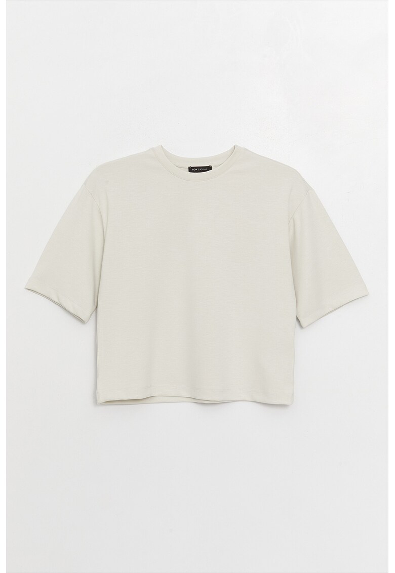 Tricou lejer cu decolteu rotund