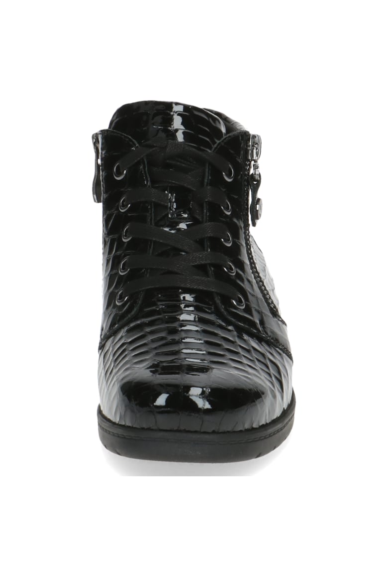 Botine de dama din piele naturala - Negru