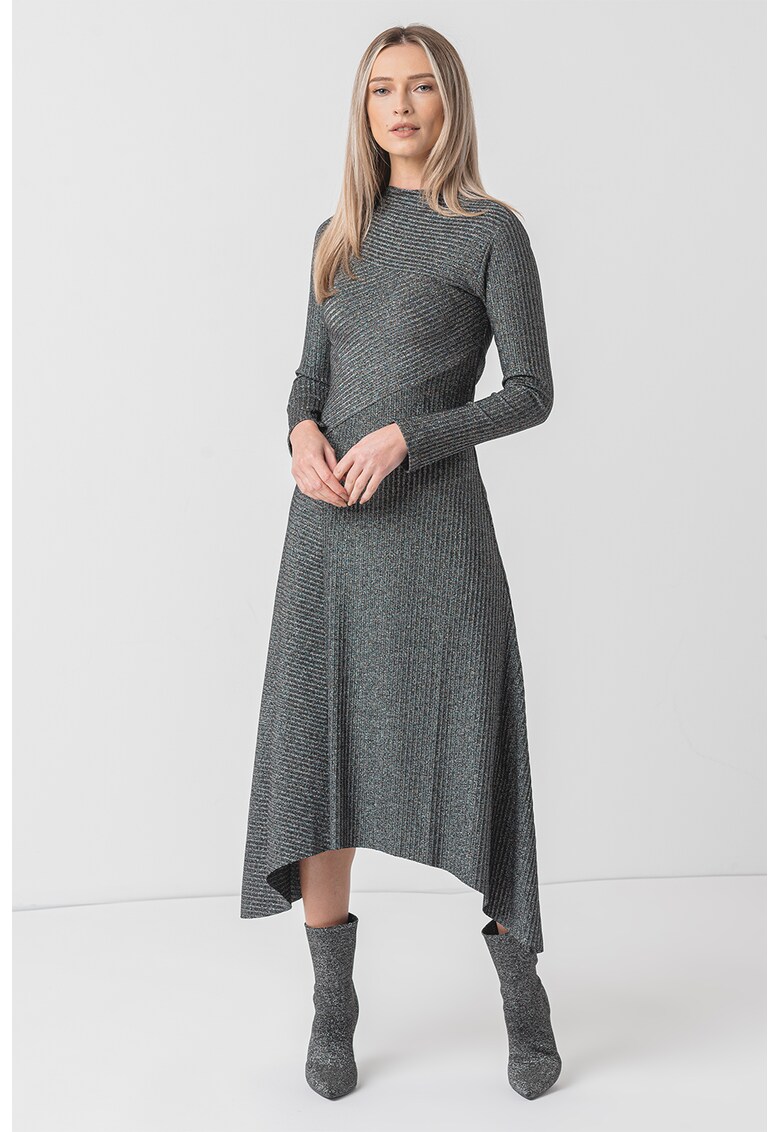 Rochie midi asimetrica Gia