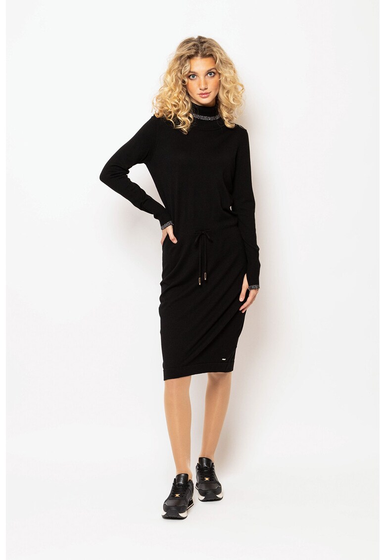 Rochie-pulover cu detalii stralucitoare hemnes