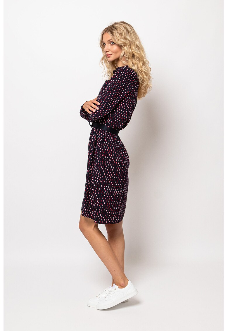 Rochie cu imprimeu valcan