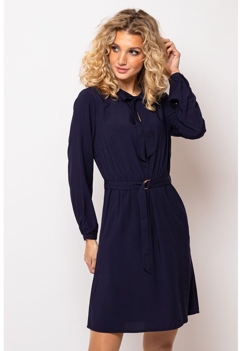 Rochie midi cu funda din panglici virdisa
