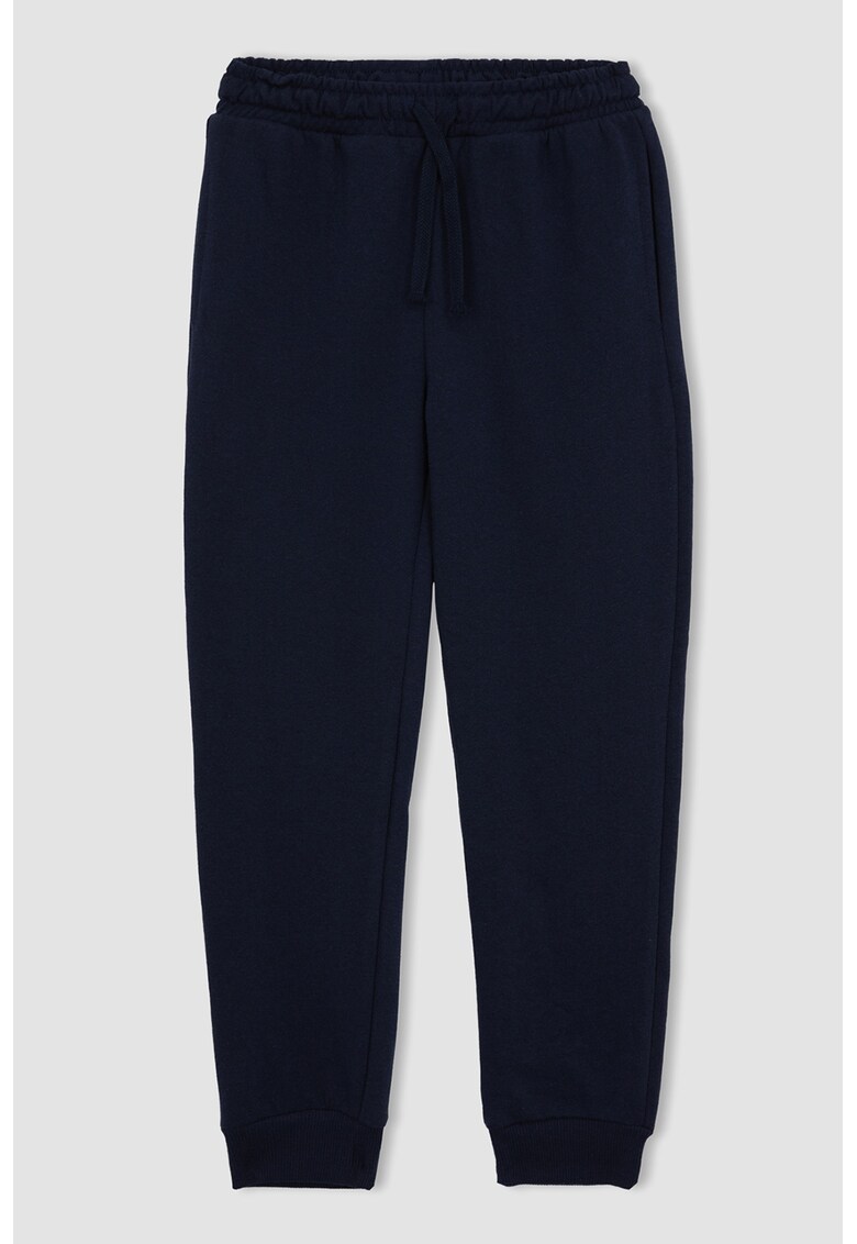 Pantaloni sport conici cu snur