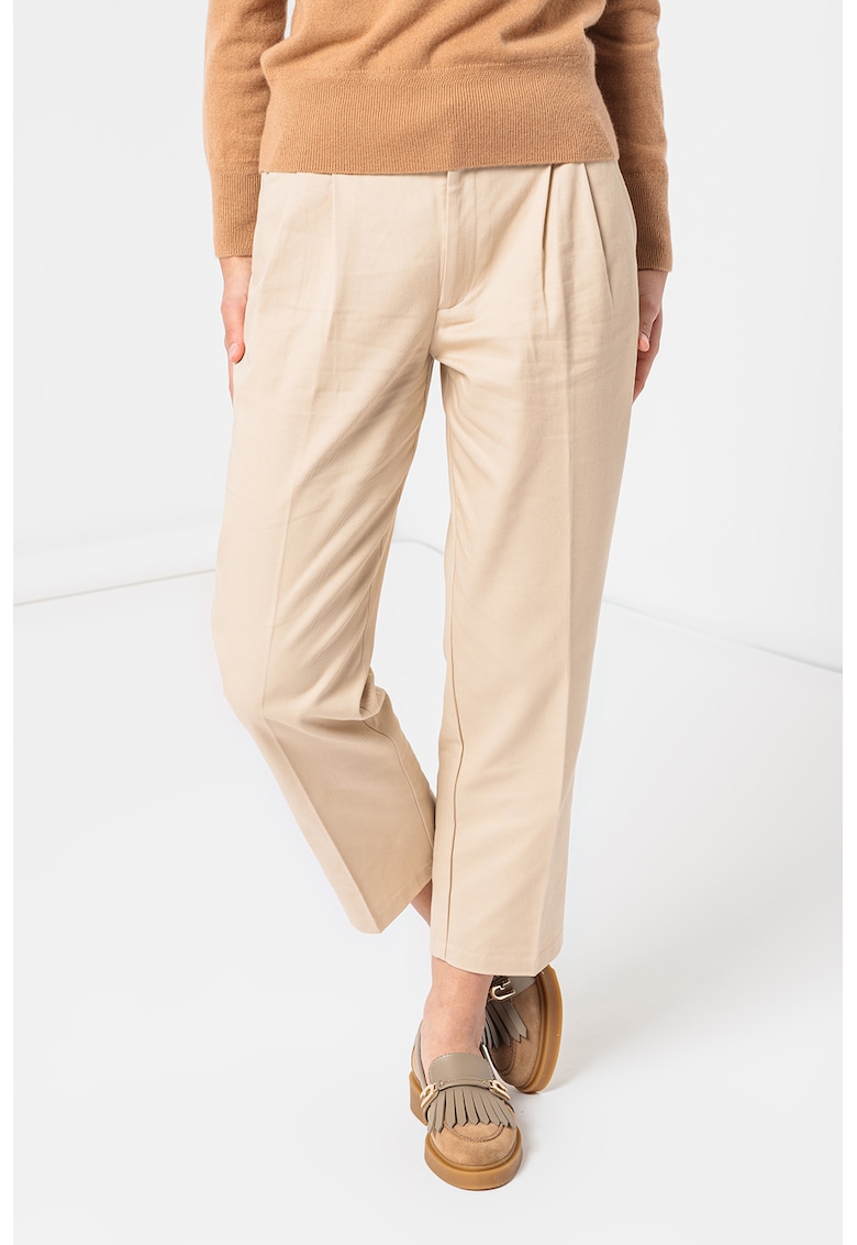 Pantaloni crop conici