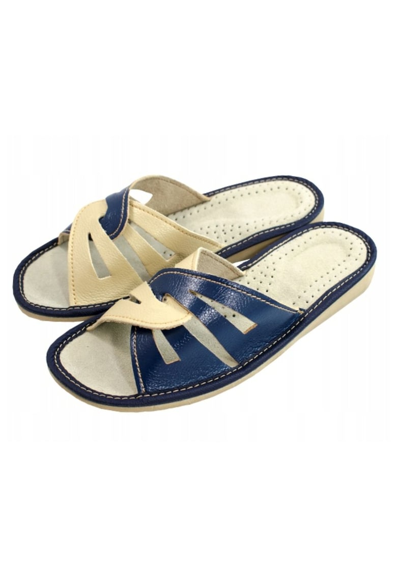 Papuci de casa pentru femei bleumarin -