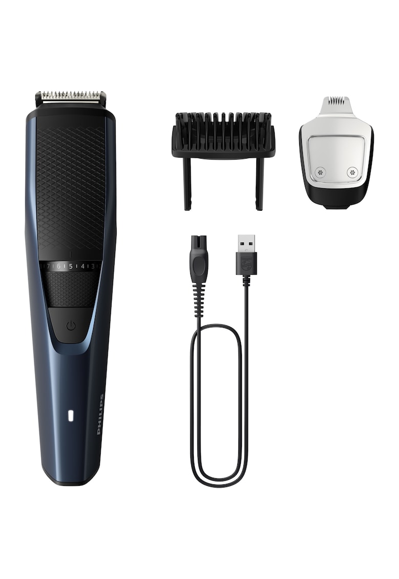 Aparat de tuns barba BT3238/15 - Lame din otel inoxidabil cu ascutire automata - 0.5-10mm - utilizare fara fir - 90 min - aparat de tuns pentru detalii - Negru