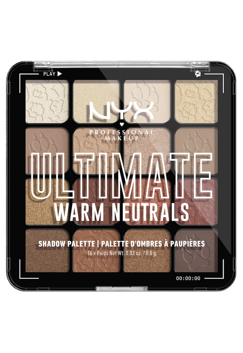 Paleta de farduri NYX PM Ultimate Shadow Palette - 12.8 g