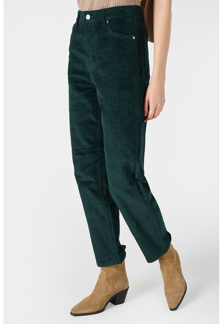 Pantaloni reiati regular fit Antracit