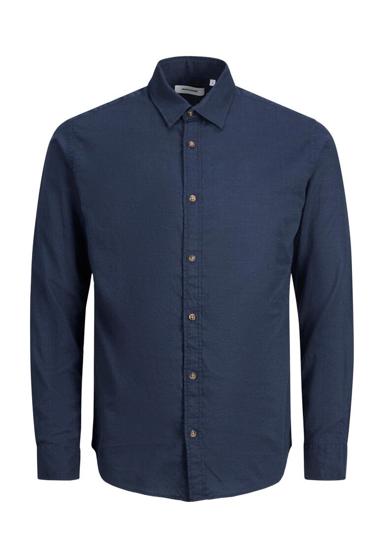 Camasa barbati - Bumbac - Albastru marin2