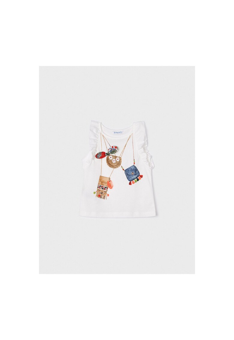 Tricou copii - 302068654 - Bumbac - Ecru