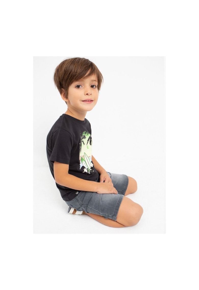 Tricou copii - 302026210 - Bumbac - Negru