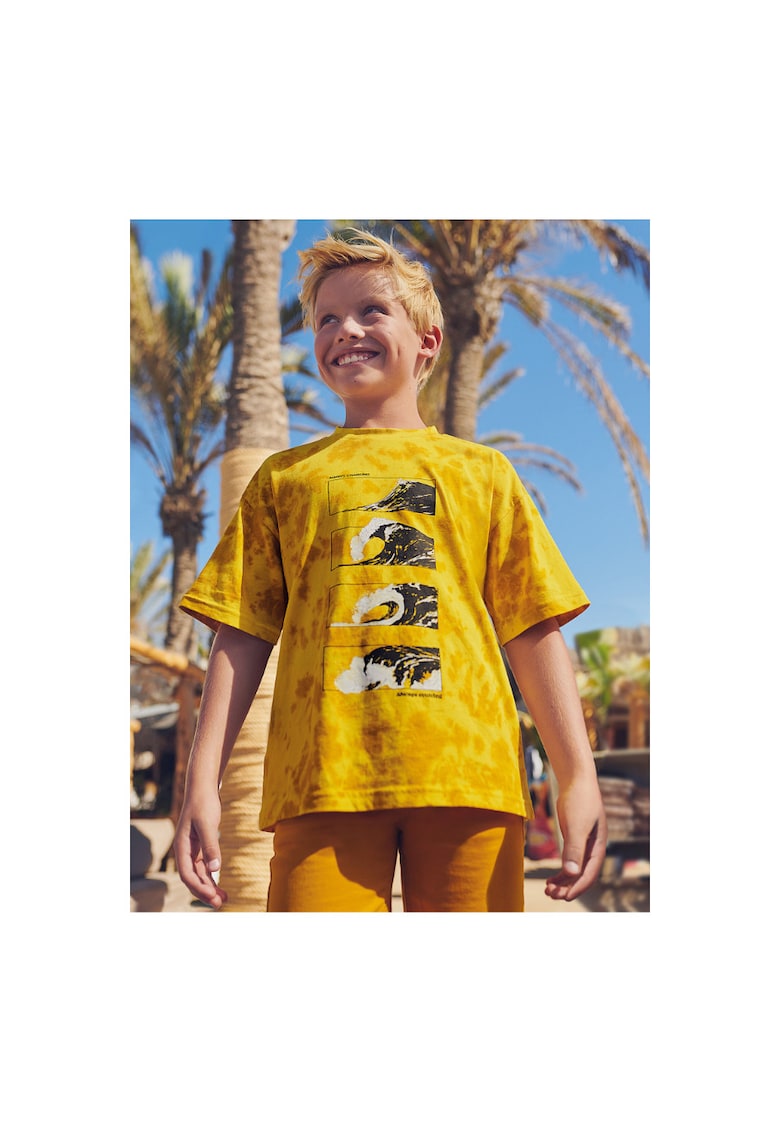 Tricou copii - 302030927 - Bumbac - Galben