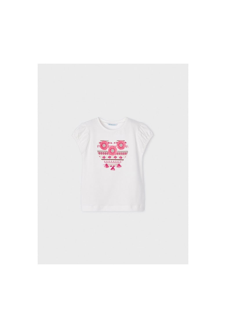 Tricou copii - 302067459 - Bumbac - Ecru