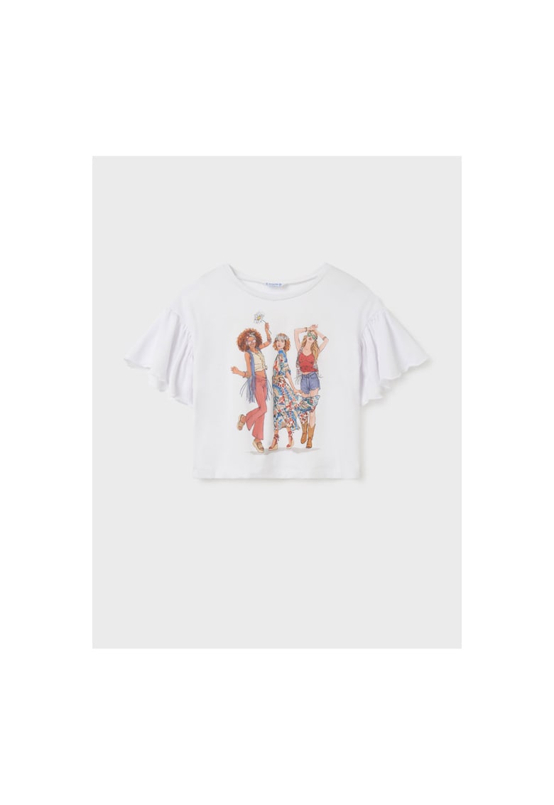 Tricou copii - 302081288 - Poliester - Alb