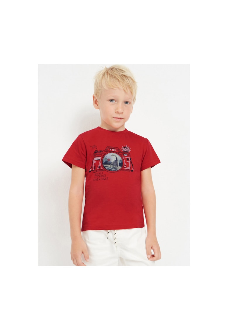 Tricou copii - 302025671 - Bumbac - Rosu