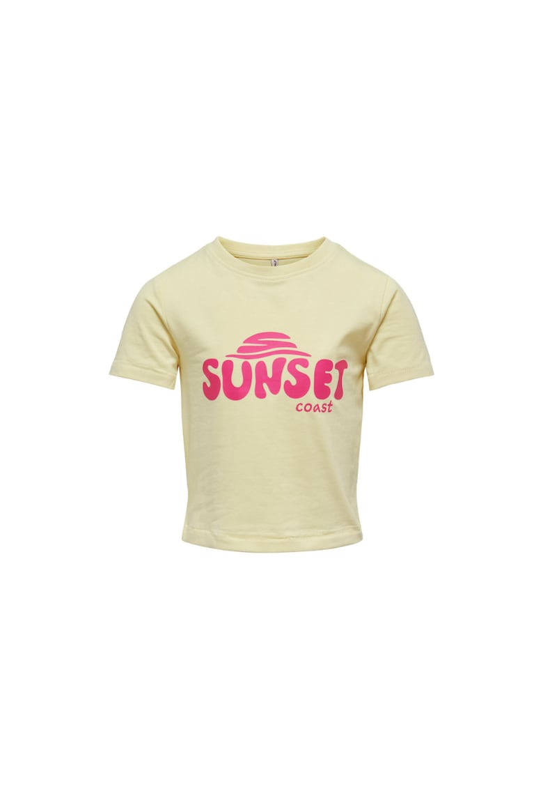Tricou copii - 302122738 - Bumbac - Galben - Galben