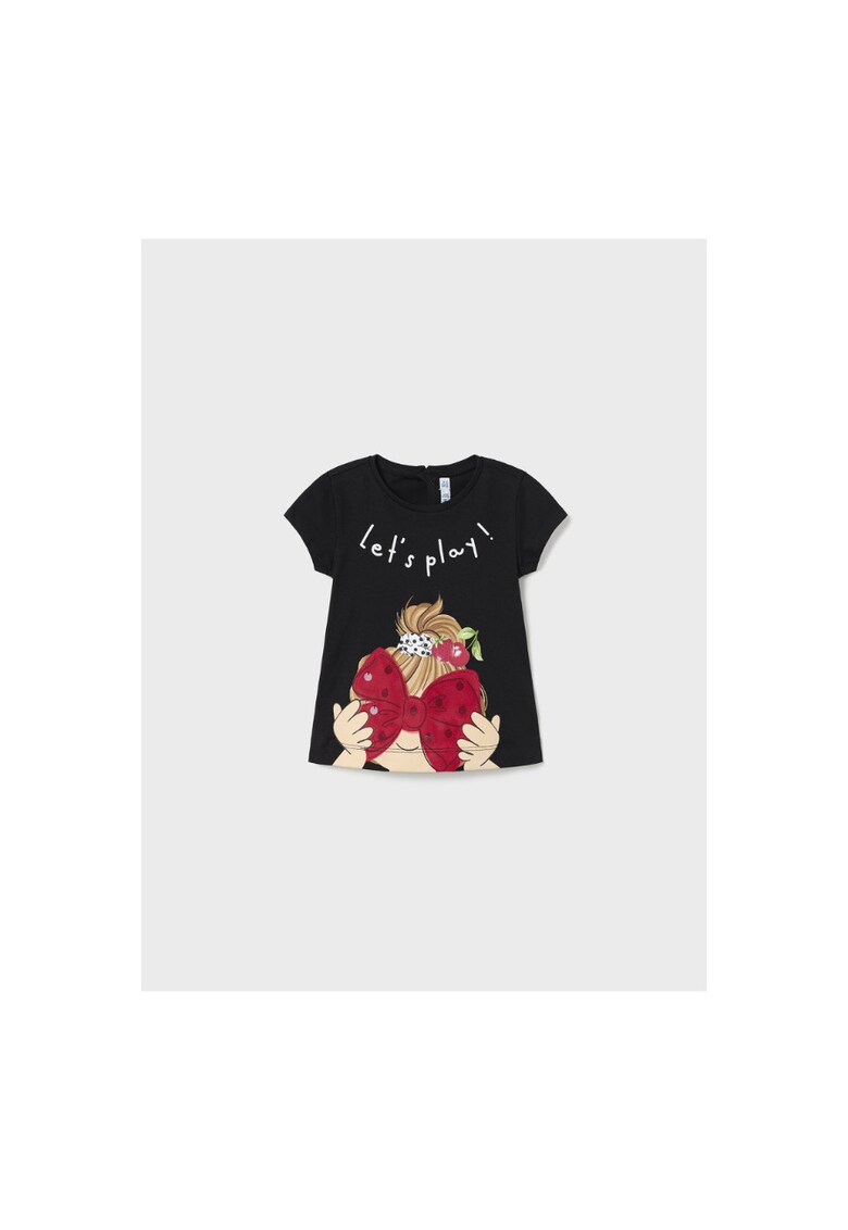 Tricou copii - 302037551 - Bumbac - Negru