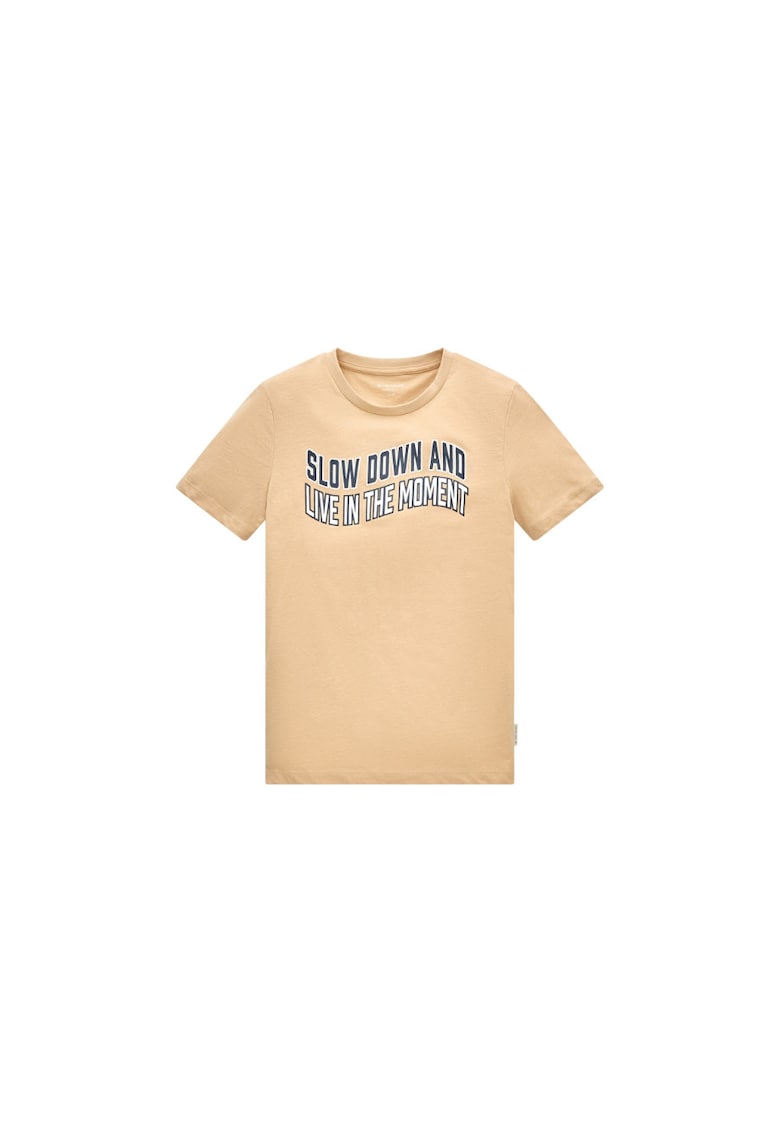 Tricou copii - 301927228 - Bumbac - Bej - Bej
