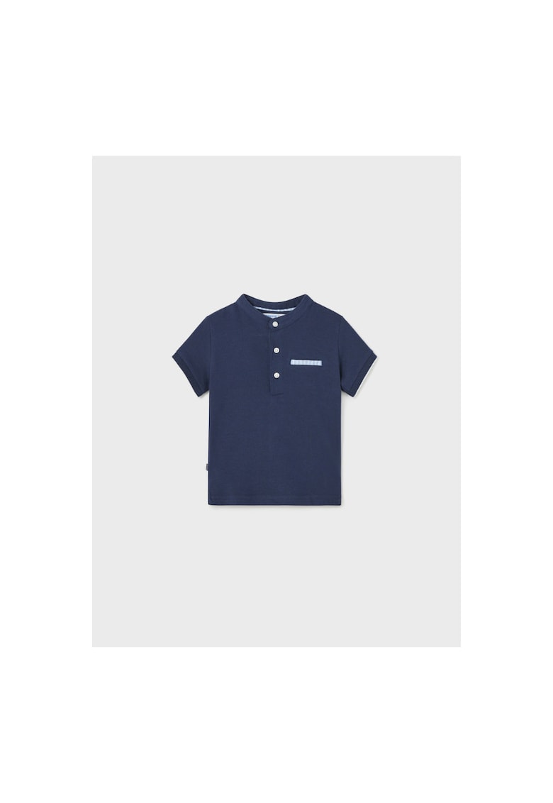 Tricou polo copii - 302023370 - Bumbac - Albastru marin