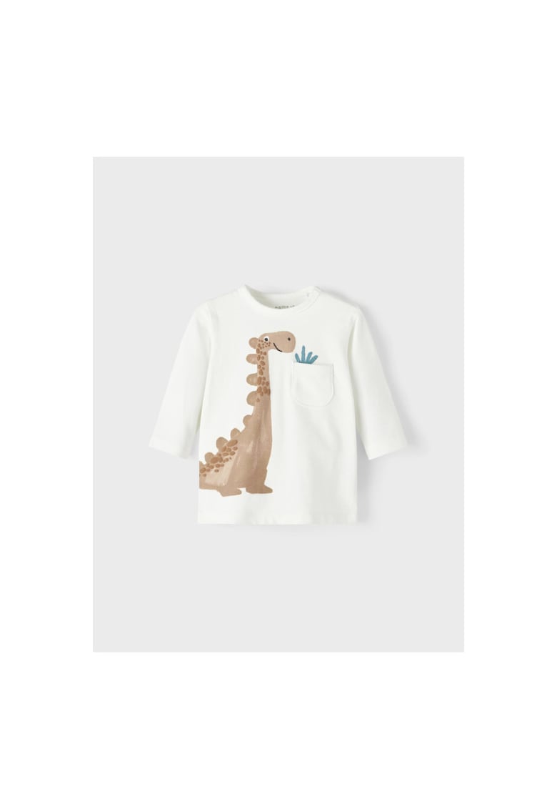 Hanorac Baieti -  301468516 - Bumbac organic/Elastan - Alb