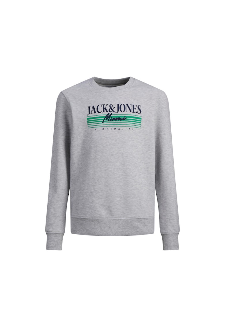 Hanorac Baieti - Jack&Jones Junior - 302035021 - Bumbac/Poliester - Alb