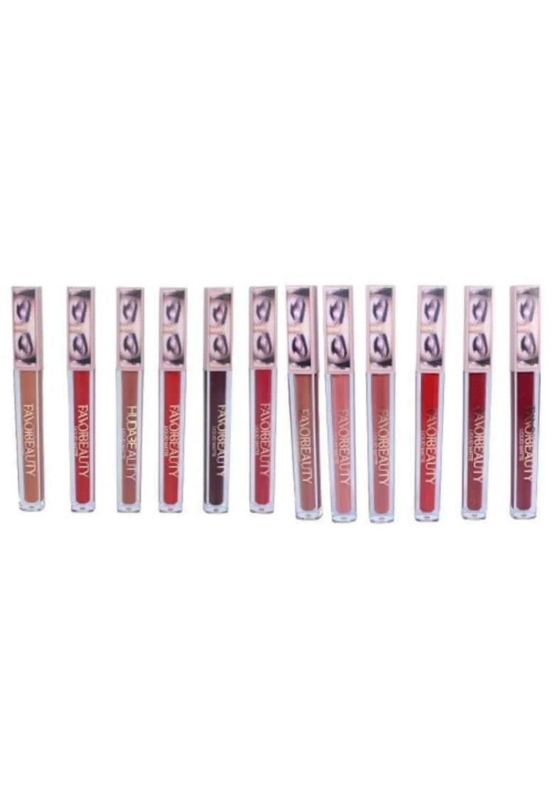 Set Ruj de Buze - Favor Beauty - 12 Culori - Mate