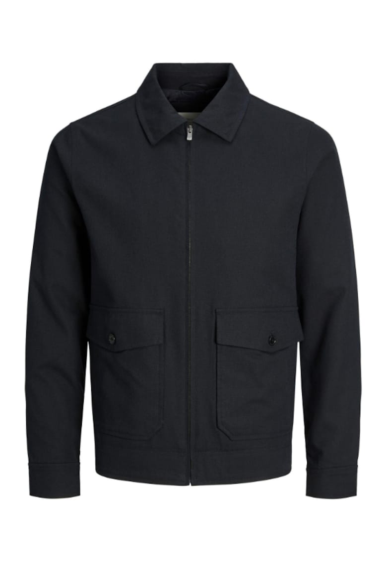 Jacheta barbati - 301841166 - Bumbac - Albastru marin Jacheta barbati - 301841166 - Bumbac - Albastru marin