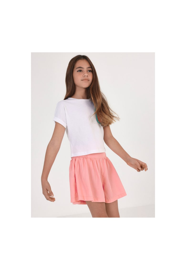 Pantaloni lungi - 302084821 - Bumbac - Roz - Roz