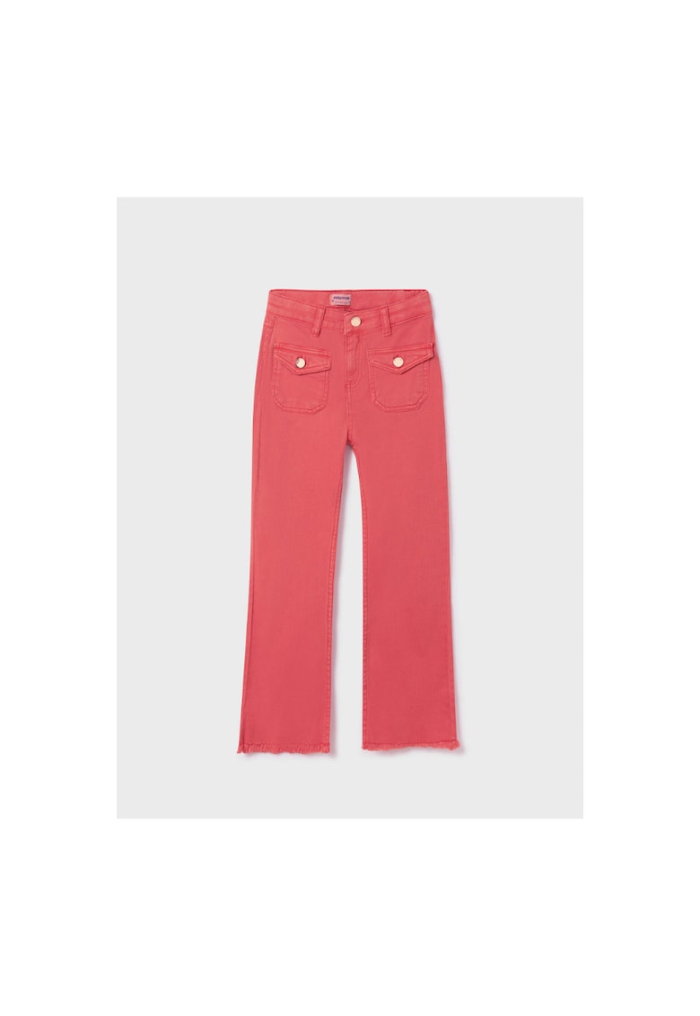 Pantaloni lungi -  302083251 - Bumbac - Coral