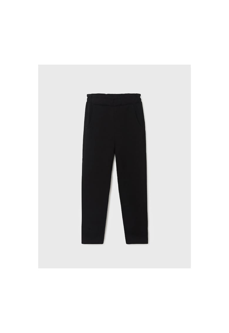 Pantaloni lungi - 300664339 - Poliester - Negru