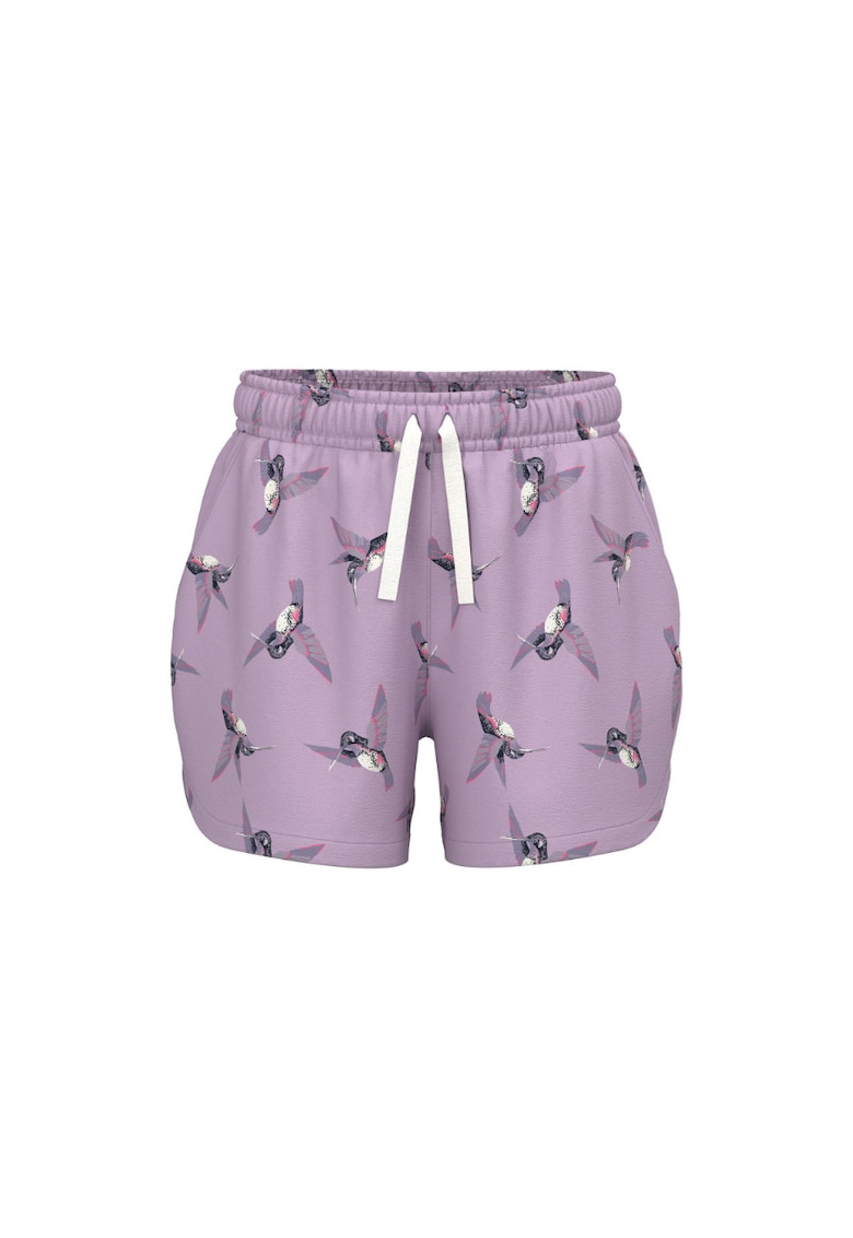 Pantaloni lungi - 301994282 - Bumbac - Violet