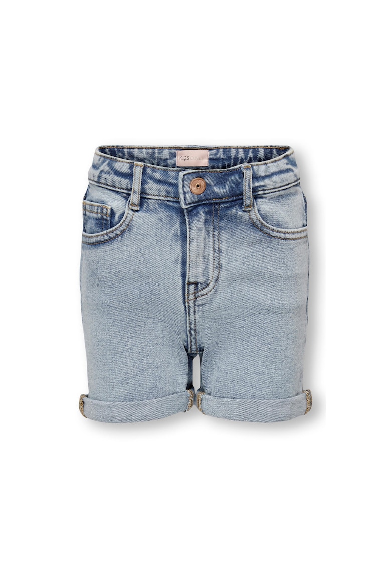 Pantaloni lungi - 301998235 - Bumbac - Albastru - Albastru